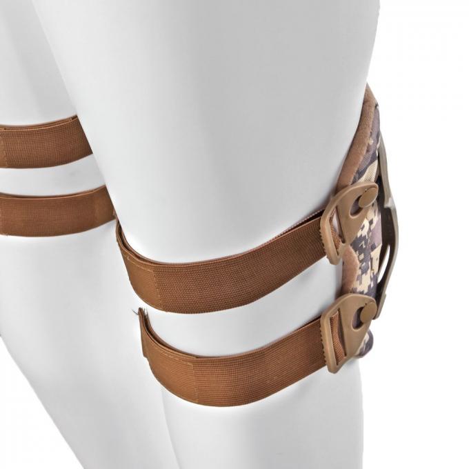 Almofadas táticas da proteção do joelho dos acessórios da engrenagem de Molle do combate, almofada de joelho segura alta