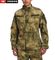 Anti roupa UV da camuflagem do exército com o colar costurado ziguezague do mandarino fornecedor