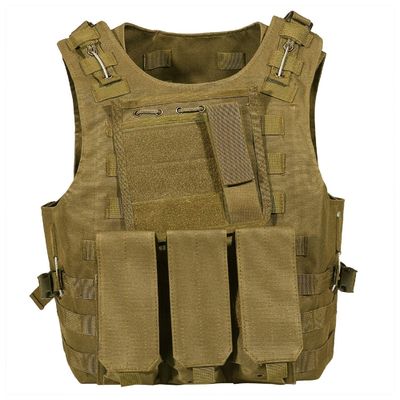 Policie a veste tática da camuflagem com o saco do compartimento do tamanho diferente fornecedor